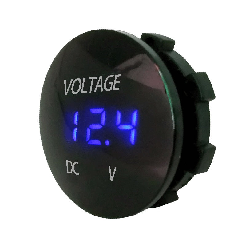 Volt Voltage Meter Tester Monitor Display Voltmeter Auto Boat Car Motorcycle - KiwisLove