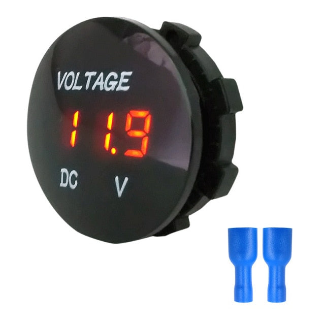 Volt Voltage Meter Tester Monitor Display Voltmeter Auto Boat Car Motorcycle - KiwisLove