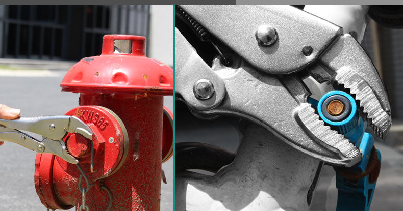 LAOA Locking Pliers Cr-Mo Material Round Nose Locking Tool Water Pipe Wrench - KiwisLove