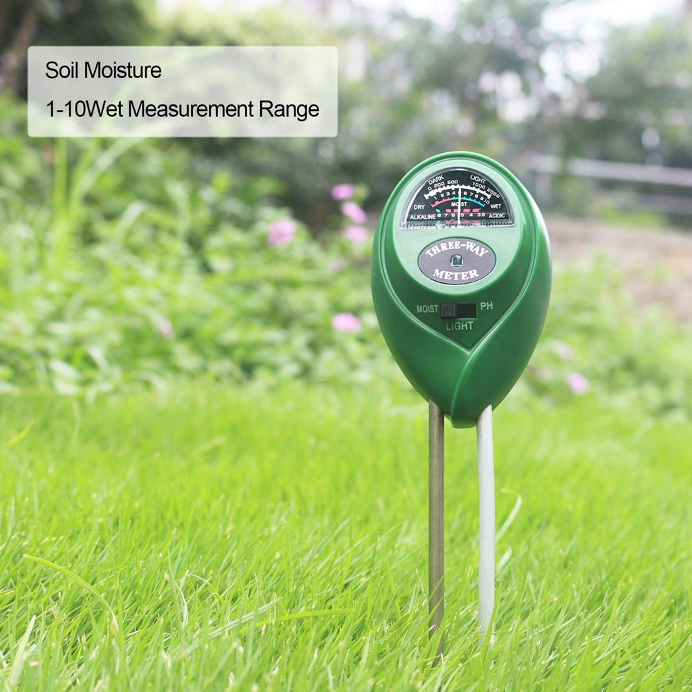3/1 in 1 Soil PH Meter Moisture Light PH Tester Digital Soil Analyzer Detector for Garden Plant Flower Hydroponic Garden Tool - KiwisLove