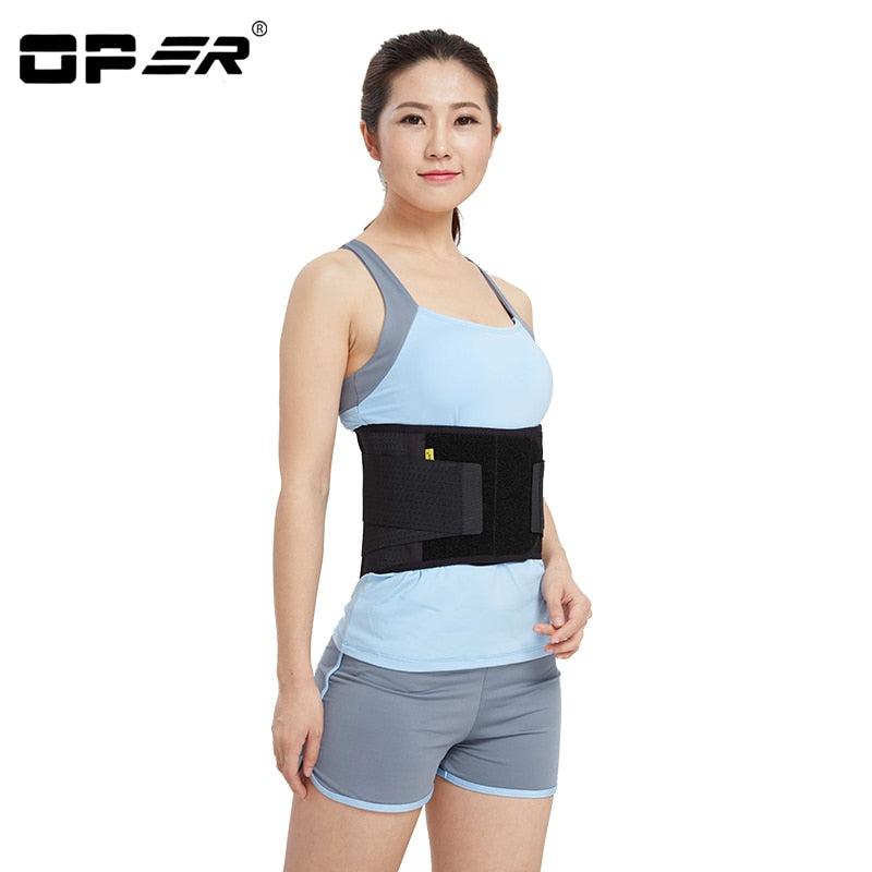 OPER Elstiac Waist Support Back Belt Pressurized Lumbar Brace Posture - KiwisLove