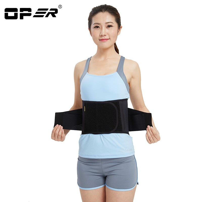 OPER Elstiac Waist Support Back Belt Pressurized Lumbar Brace Posture - KiwisLove