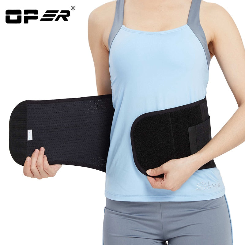 OPER Elstiac Waist Support Back Belt Pressurized Lumbar Brace Posture - KiwisLove