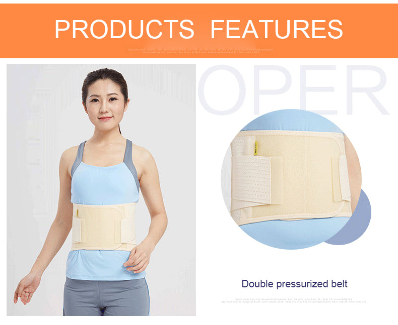 OPER Elstiac Waist Support Back Belt Pressurized Lumbar Brace Posture - KiwisLove
