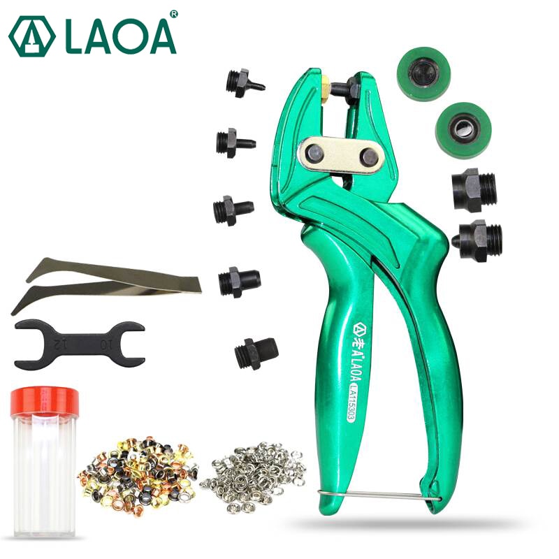 LAOA Multi-fonction Leather Punch Pliers Aluminium alloy Eyelet Puncher - KiwisLove