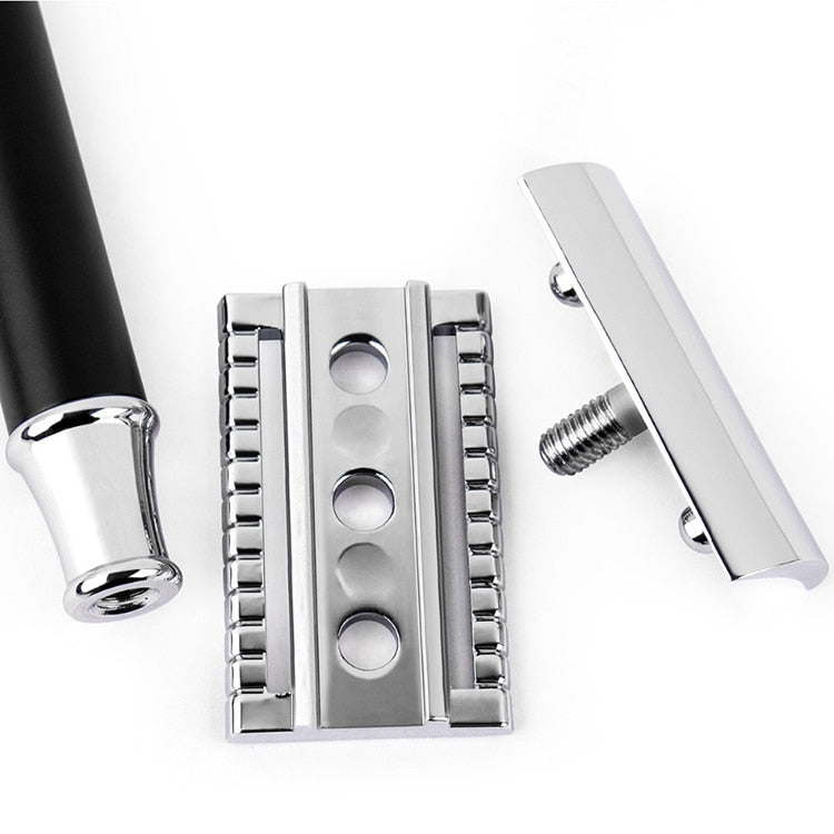 Qshave Men Manual Shaving Razor Double Edge Blade with 5 blades - KiwisLove