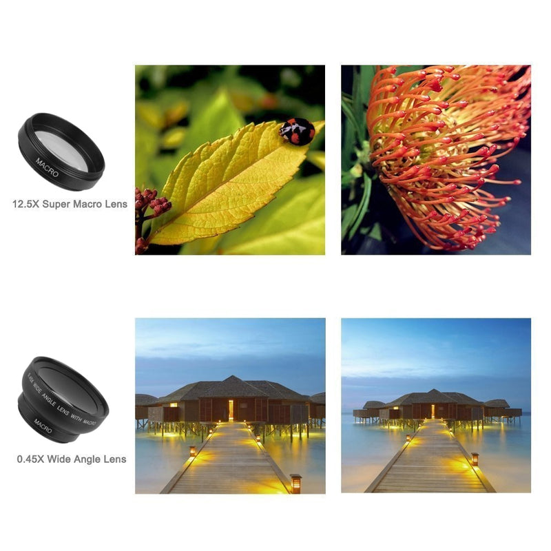 2 in 1 HD Camera Lens 0.45x Super Wide Angle&12.5x Macro  iPhone 11 Xiaomi Samsung - KiwisLove