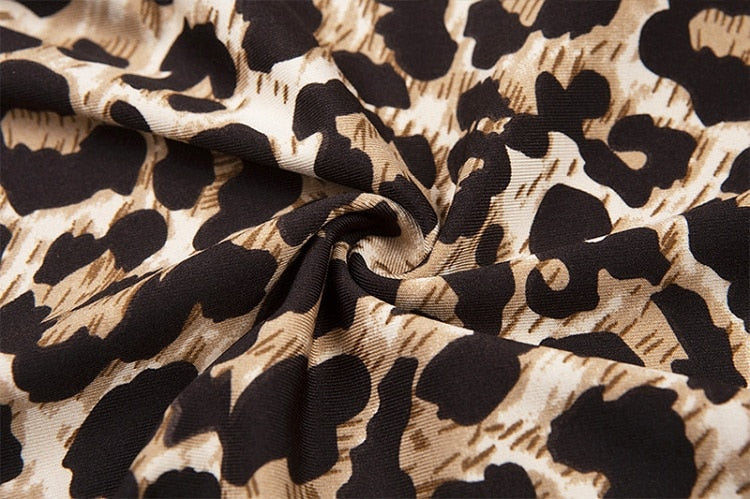 Leopard Women Yoga  Siamese Fitness One Piece Gym Tracksuit Jumpsuits - KiwisLove