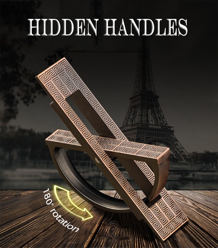 Vintage Hidden Door Handles Recessed Flush Pull Cover - KiwisLove