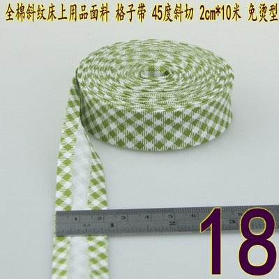 Bias Tapes (1") 25mm wide Single Fold Cotton Bias Binding Tapes STARS Series DIY Craft Apparel Sewing Fabric 5meters/lot - KiwisLove