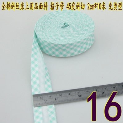 Bias Tapes (1") 25mm wide Single Fold Cotton Bias Binding Tapes STARS Series DIY Craft Apparel Sewing Fabric 5meters/lot - KiwisLove