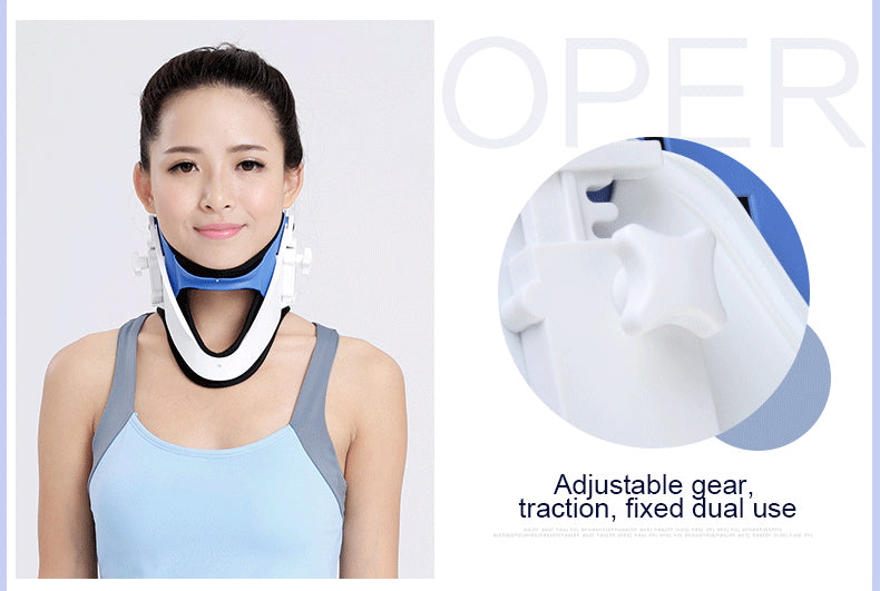 OPER Neck Collar Correct Posture Height Adjustable Cervical Vertebra Tractor - KiwisLove