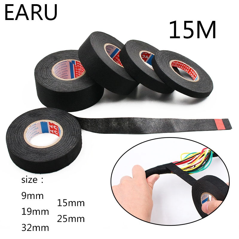 Heat-resistant Adhesive Cloth Fabric Tape For Car Auto Cable Harness - KiwisLove