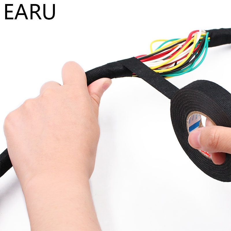 Heat-resistant Adhesive Cloth Fabric Tape For Car Auto Cable Harness - KiwisLove