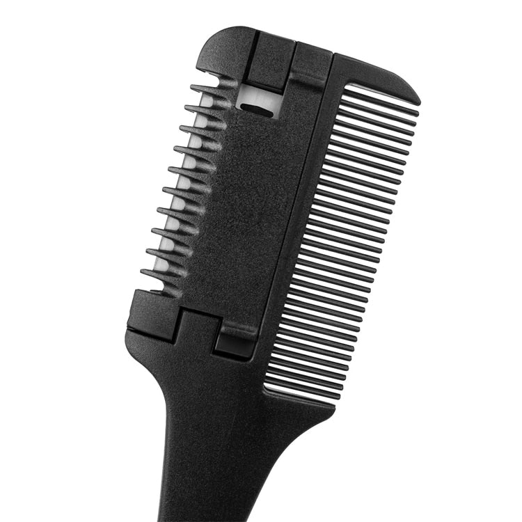 New Hair Razor Comb Cutting Thinning Comb Trimmer with 5 Blades - KiwisLove