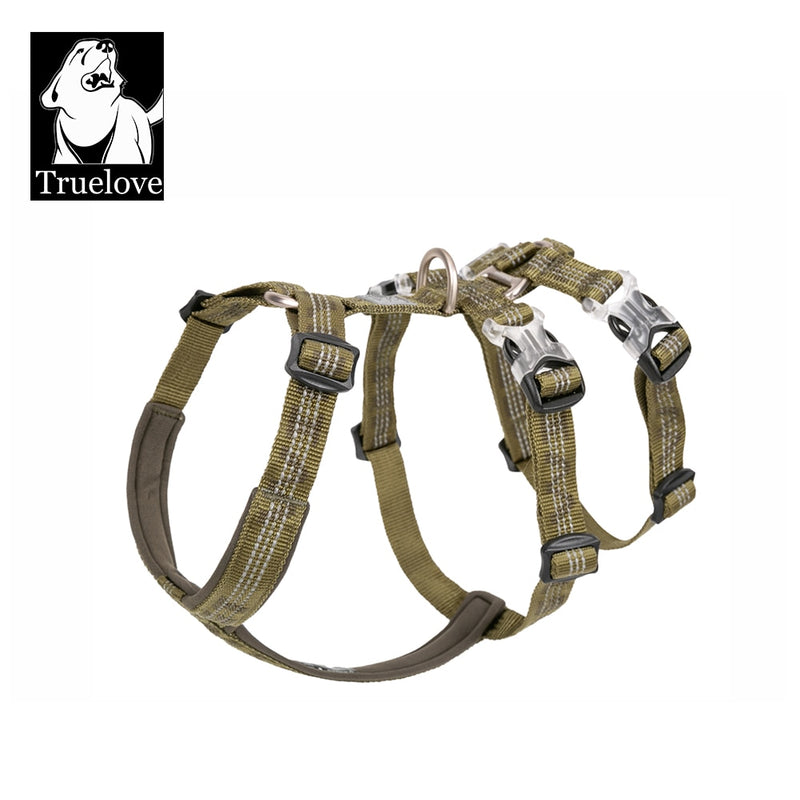 Truelove Best Double H Trail Runner No-Pull Dog Harness 3M Reflective with Premium Materials. Small, Medium, Large Dogs YH1804 - KiwisLove