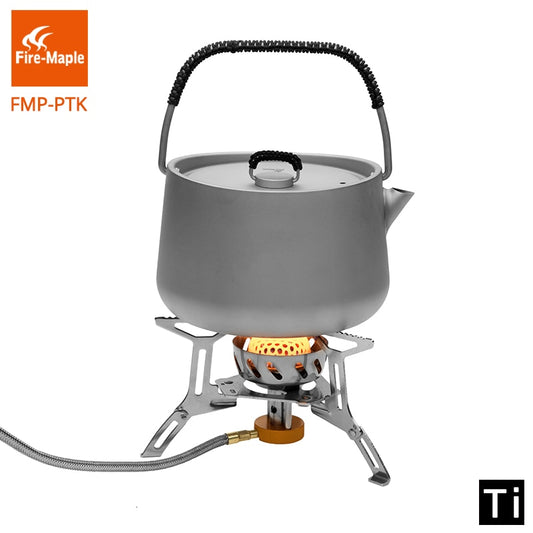 Fire Maple Bore Titanium Kettle Traditional Chinese Style Teapot ISPO Award - KiwisLove