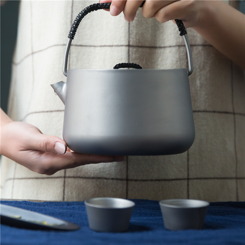 Fire Maple Bore Titanium Kettle Traditional Chinese Style Teapot ISPO Award - KiwisLove