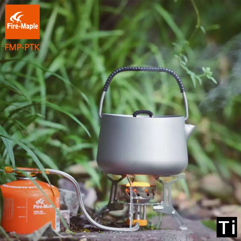 Fire Maple Bore Titanium Kettle Traditional Chinese Style Teapot ISPO Award - KiwisLove