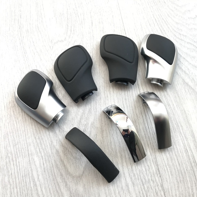 Leather Shift Knob Gear Side Cover DSG Emblem VW Golf 6 7 R GTI Passat B7 B8 CC R20 Jetta MK6 GLI - KiwisLove