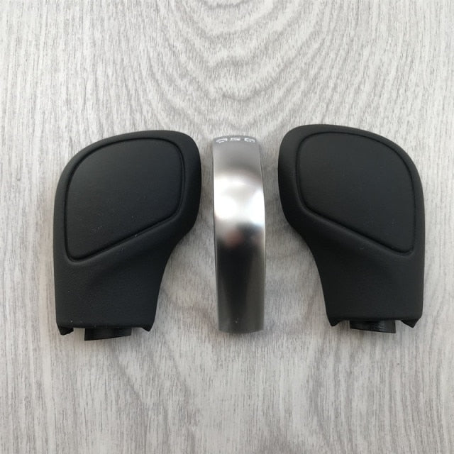 Leather Shift Knob Gear Side Cover DSG Emblem VW Golf 6 7 R GTI Passat B7 B8 CC R20 Jetta MK6 GLI - KiwisLove