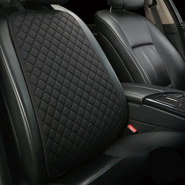 Truck SUV Van Car Flax Seat Cover Protector Front Seat Backrest Cushion Pad Mat Auto Front Interior Styling - KiwisLove