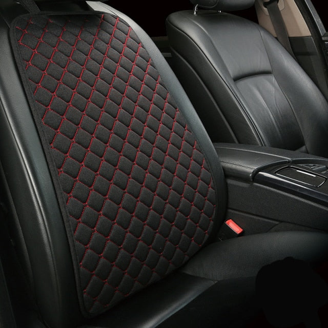 Truck SUV Van Car Flax Seat Cover Protector Front Seat Backrest Cushion Pad Mat Auto Front Interior Styling - KiwisLove