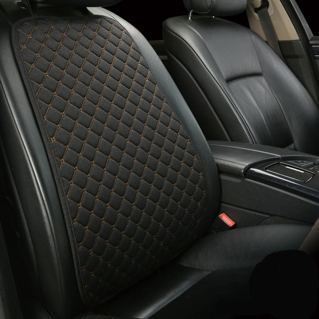 Truck SUV Van Car Flax Seat Cover Protector Front Seat Backrest Cushion Pad Mat Auto Front Interior Styling - KiwisLove