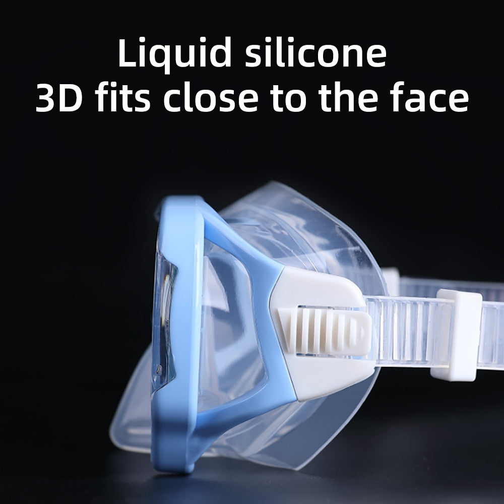 COPOZZ Underwater Scuba Diving Mask  Snorkel Anti-Fog Goggles Kids - KiwisLove