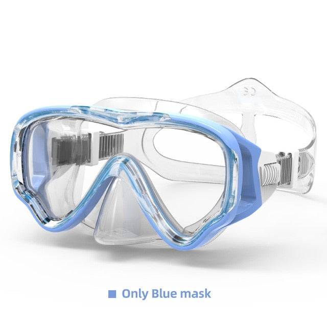 COPOZZ Underwater Scuba Diving Mask  Snorkel Anti-Fog Goggles Kids - KiwisLove
