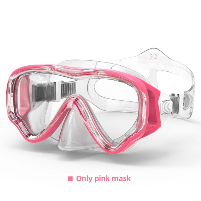 COPOZZ Underwater Scuba Diving Mask  Snorkel Anti-Fog Goggles Kids - KiwisLove