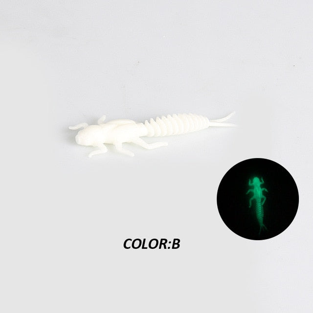 Reach Soft Lures  Soft Plastic Lures Larva   Floating  Swimbaits Silicone Soft Bait Worm - KiwisLove