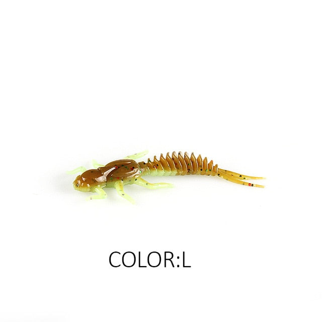 Reach Soft Lures  Soft Plastic Lures Larva   Floating  Swimbaits Silicone Soft Bait Worm - KiwisLove