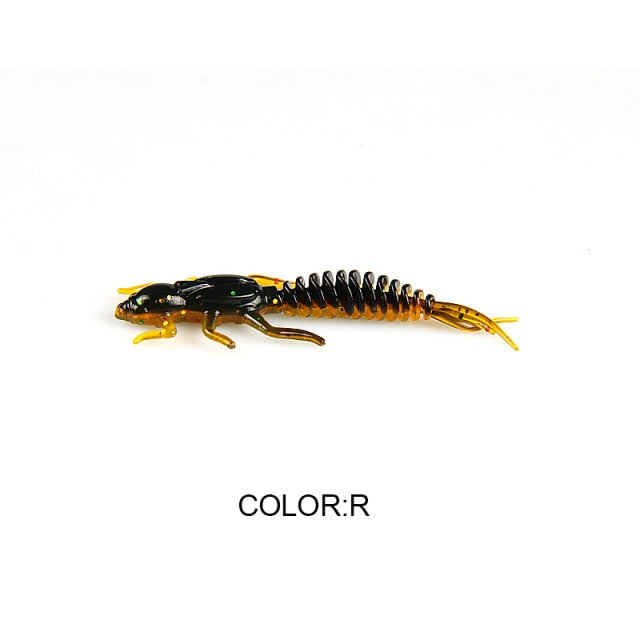 Reach Soft Lures  Soft Plastic Lures Larva   Floating  Swimbaits Silicone Soft Bait Worm - KiwisLove