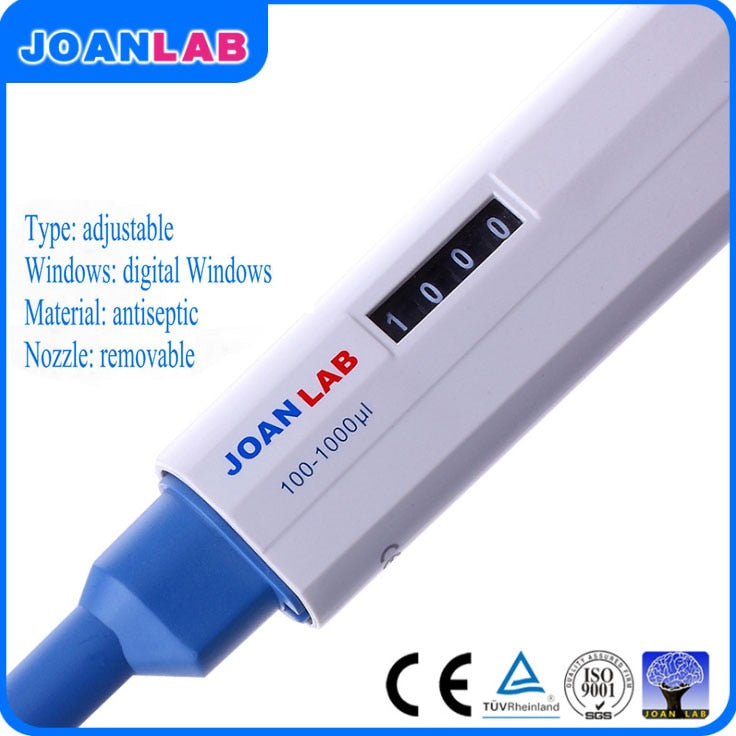 JOANLAB Single Channel Manual Adjustable TopPette Pipette Pipettor - KiwisLove