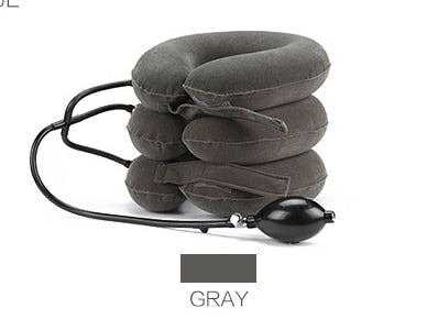 Inflatable Air Cervical Neck Traction Soft Neck Collar Pillow Pain Stress Relief Neck Stretcher - KiwisLove