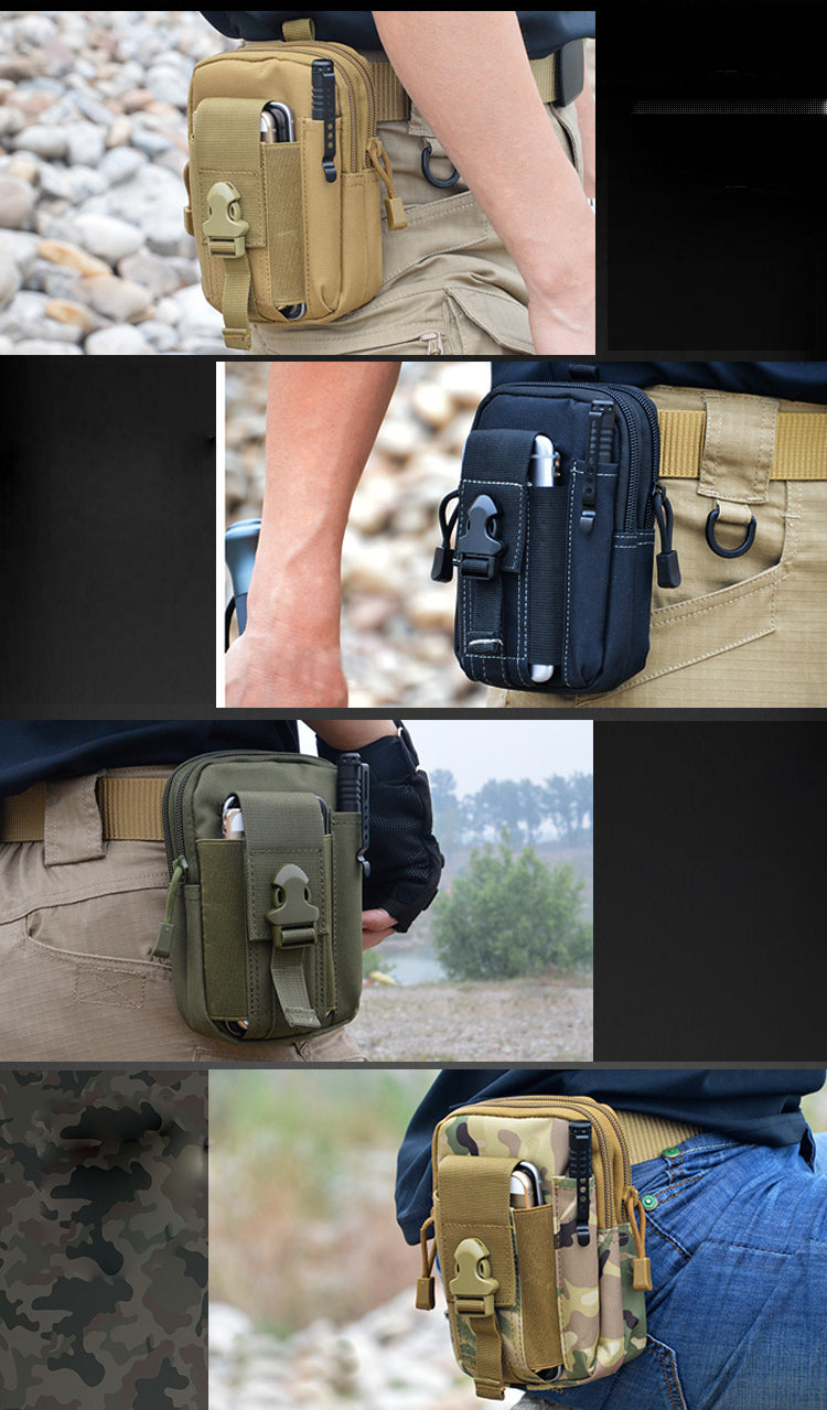 Tactical Waist Pack Belt Bag Camping Outdoor Military Molle Pouch Wallet Safety and Survival Tool Bag - KiwisLove