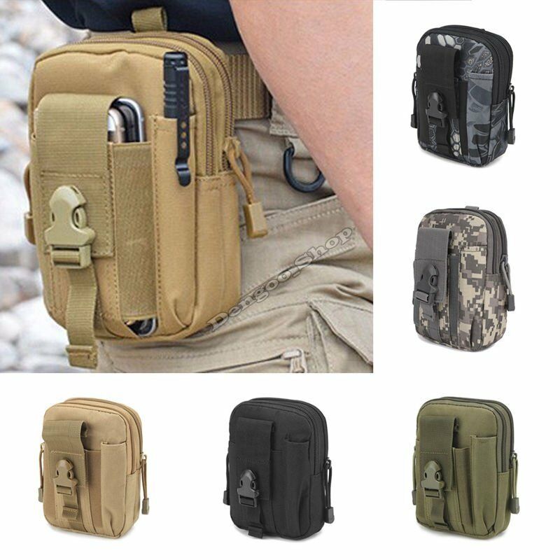 Tactical Waist Pack Belt Bag Camping Outdoor Military Molle Pouch Wallet Safety and Survival Tool Bag - KiwisLove