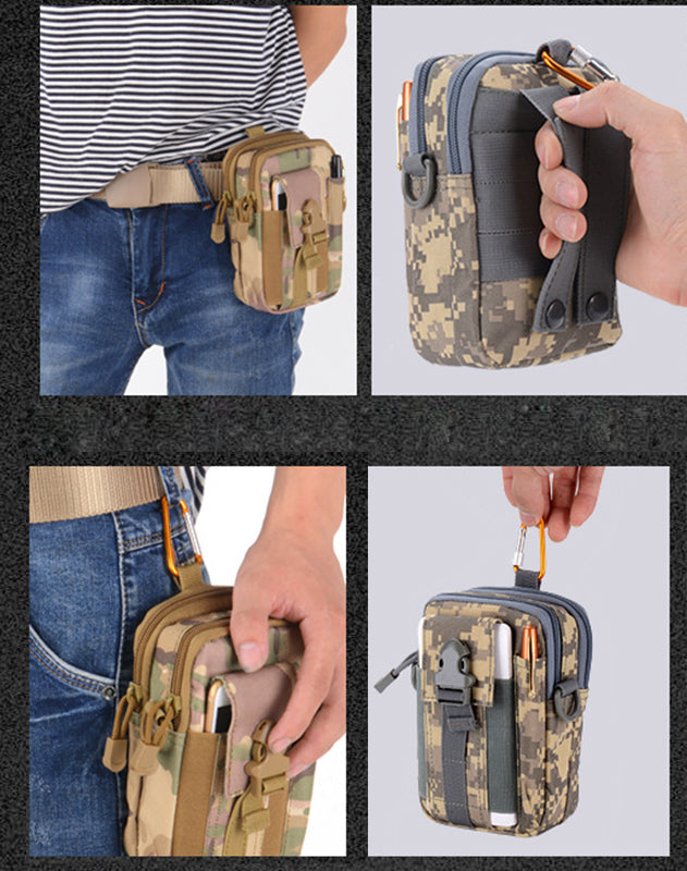 Tactical Waist Pack Belt Bag Camping Outdoor Military Molle Pouch Wallet Safety and Survival Tool Bag - KiwisLove