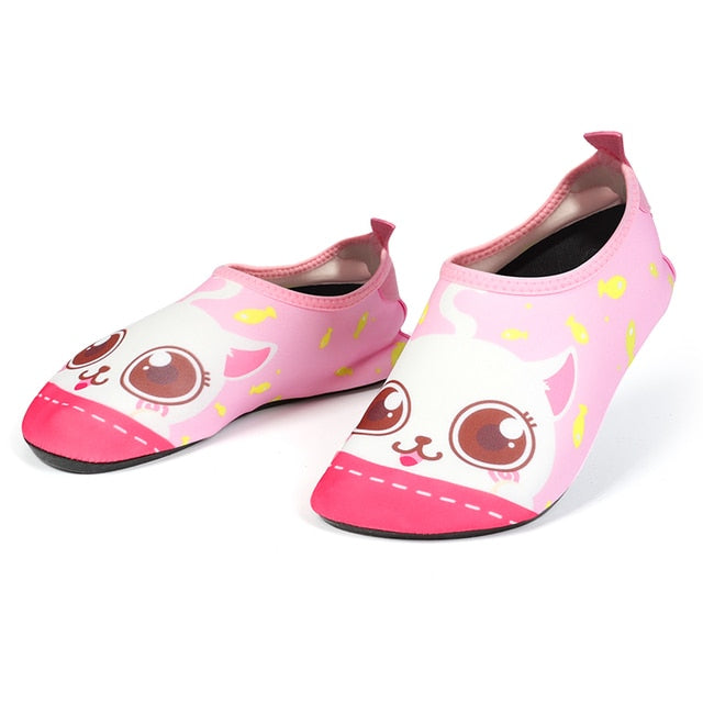 Kids Quick Dry Snorkel Swim Aqua Water Shoes Casual Footwear Slippers - KiwisLove