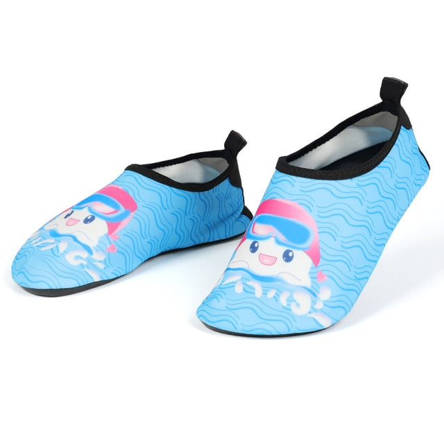 Kids Quick Dry Snorkel Swim Aqua Water Shoes Casual Footwear Slippers - KiwisLove