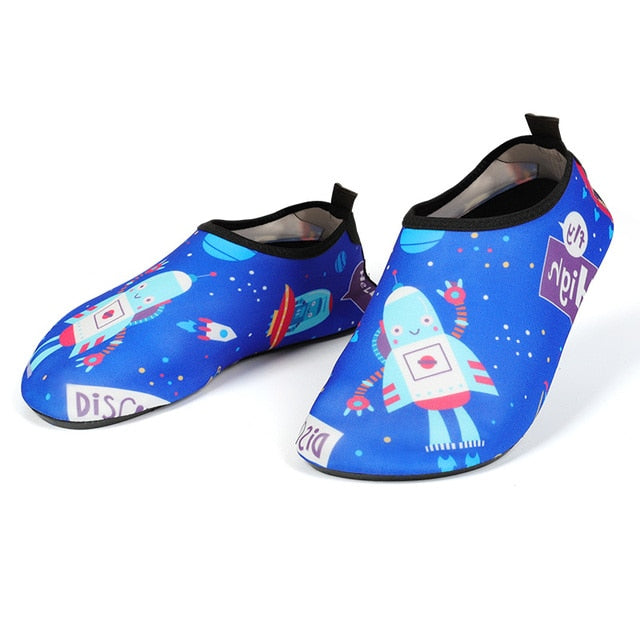 Kids Quick Dry Snorkel Swim Aqua Water Shoes Casual Footwear Slippers - KiwisLove