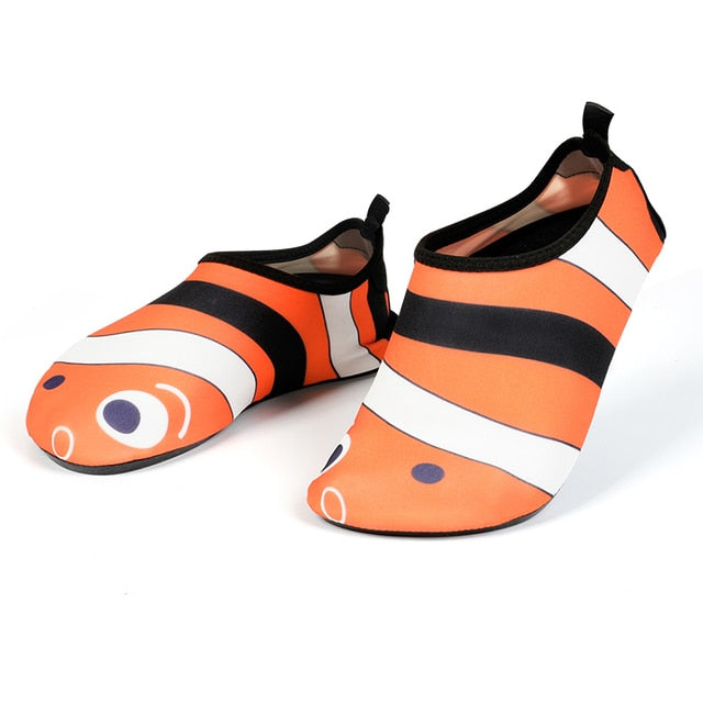Kids Quick Dry Snorkel Swim Aqua Water Shoes Casual Footwear Slippers - KiwisLove