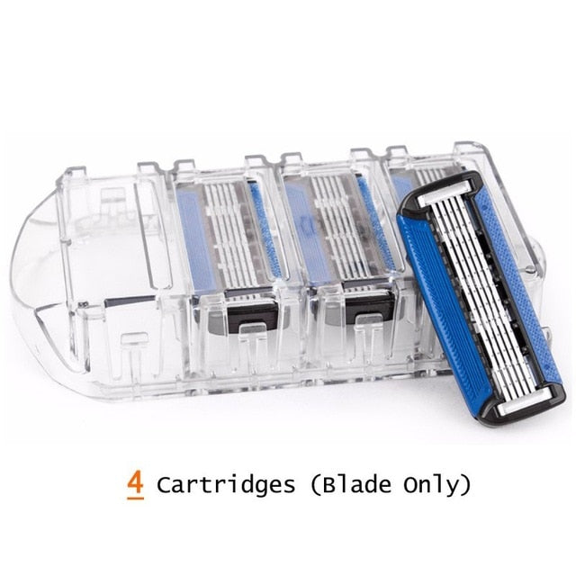 Qshave Black Spider Man Manual Shaving Razor USA Blade X5 Blade it with Trimmer Back Blade - KiwisLove