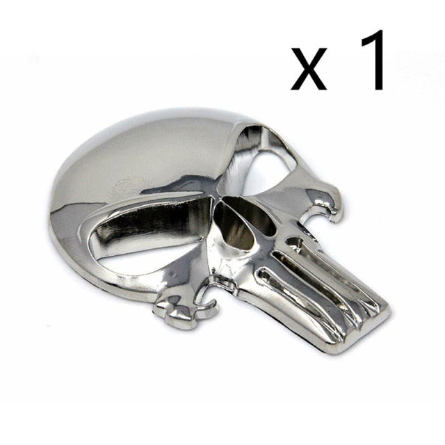 3D Punisher Skull Deadpool Magwell Metal Decal Badge Sticker AR15 AK47 M4 M16 Airsoft Rifle Pistol - KiwisLove