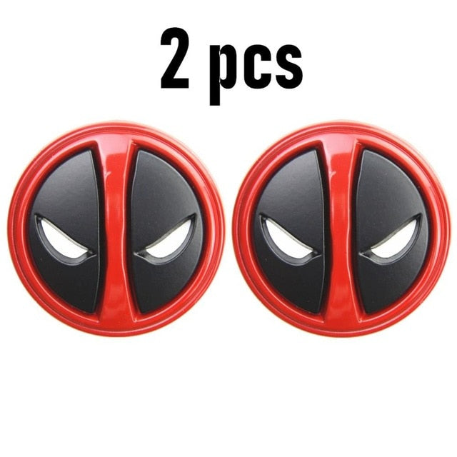 3D Punisher Skull Deadpool Magwell Metal Decal Badge Sticker AR15 AK47 M4 M16 Airsoft Rifle Pistol - KiwisLove