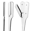 QSHAVE Straight Razor Classic Safety Shaver Fit half Piece Double Edge Blade - KiwisLove