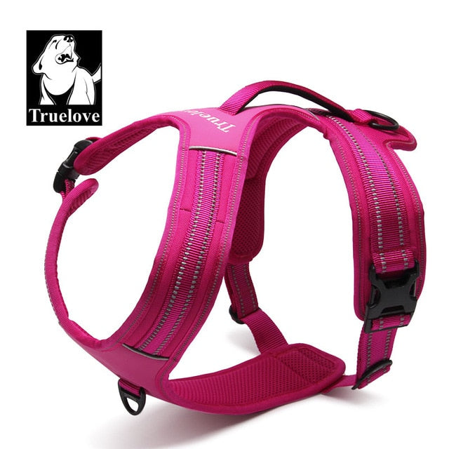 Truelove Sport Nylon Reflective No Pull Dog Harness  Pet Vest with Handle - KiwisLove