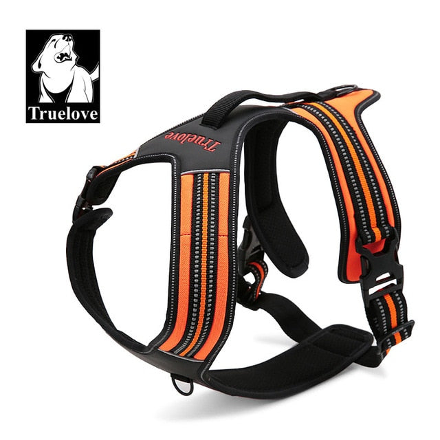 Truelove Sport Nylon Reflective No Pull Dog Harness  Pet Vest with Handle - KiwisLove