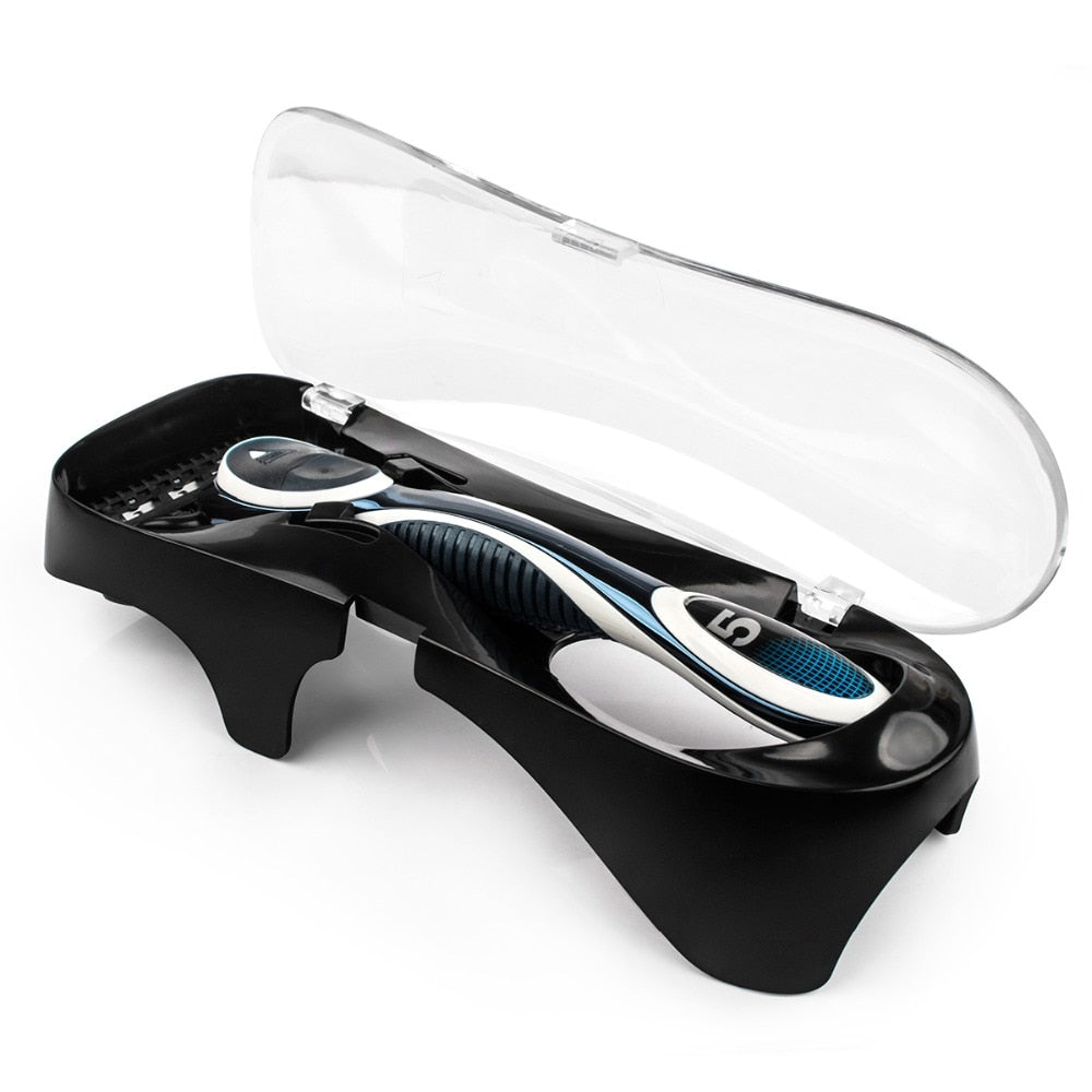 Qshave Portable Travel Razor holder Protector Case  for Qshave Blue & Black Razor, 1PC (No Razor In) - KiwisLove